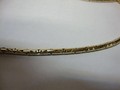 Золотая цепочка плетения лисий хвост круг из желтого золота длиной 50см на заказ