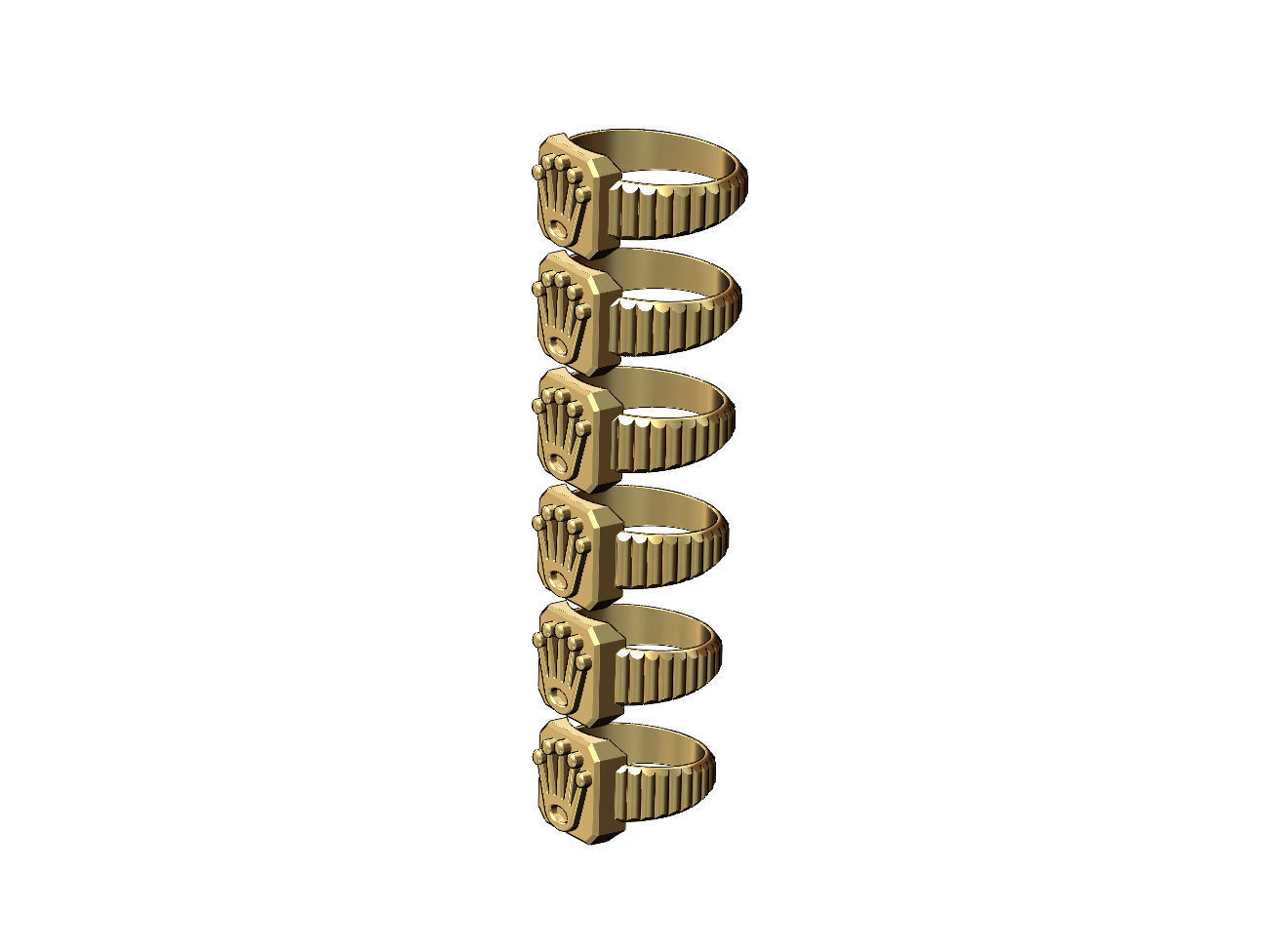  Печатка Rolex с прямоугольным дизайном